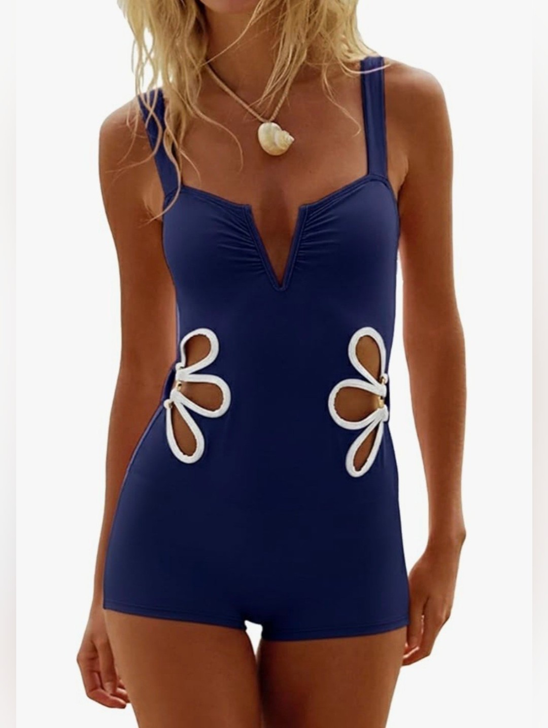 Zafulo One Piece Womens Romper Swimsuit